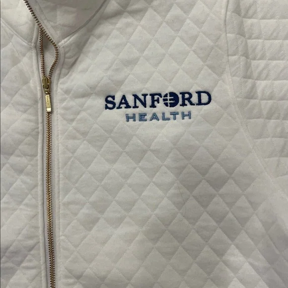 White Quilted Sanford Health Jacket - Picture 4 of 4